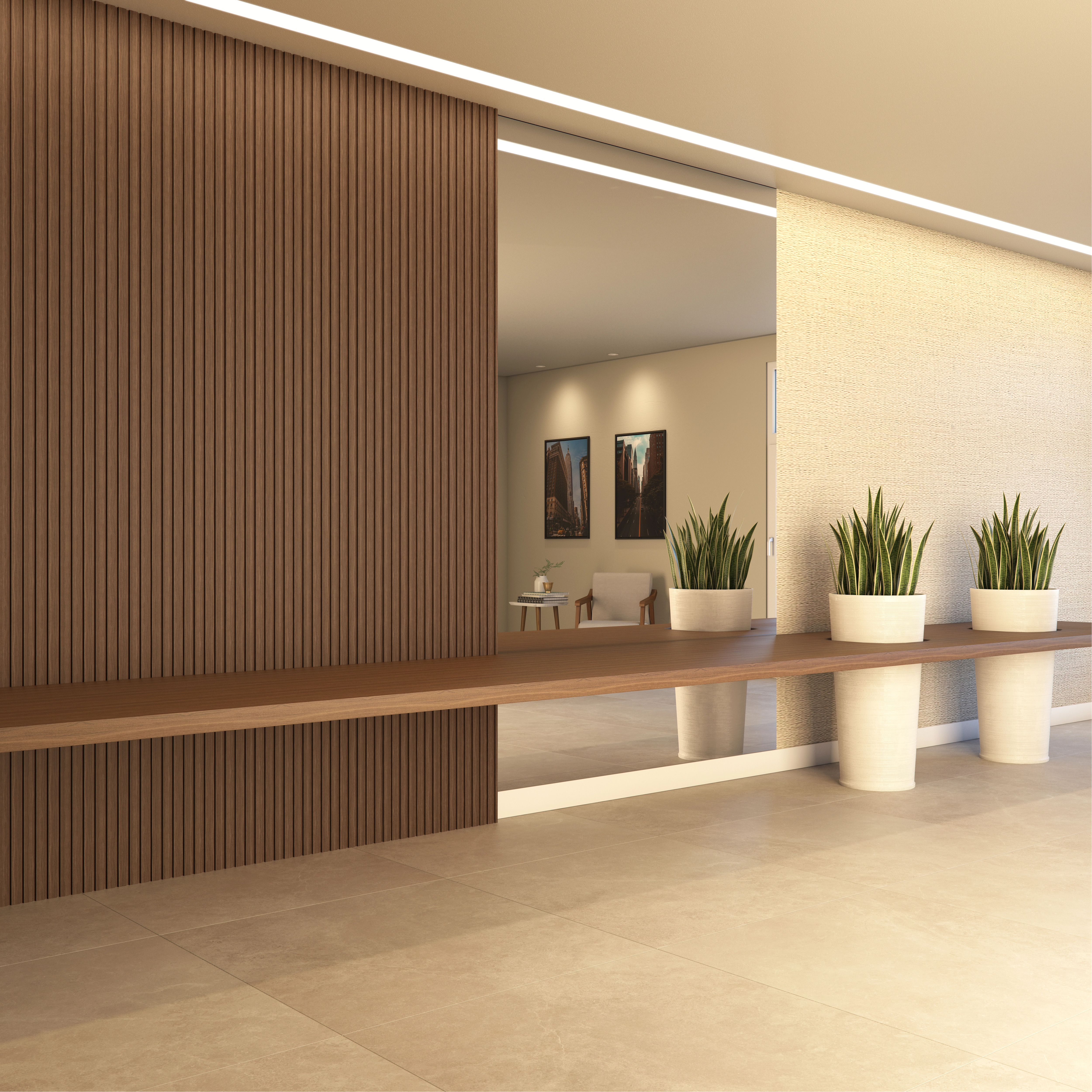 Painel Ripado de Madeira MDF 1,2mm Carvalho York 3,4x270cm Premium Moldurama 6 Peças