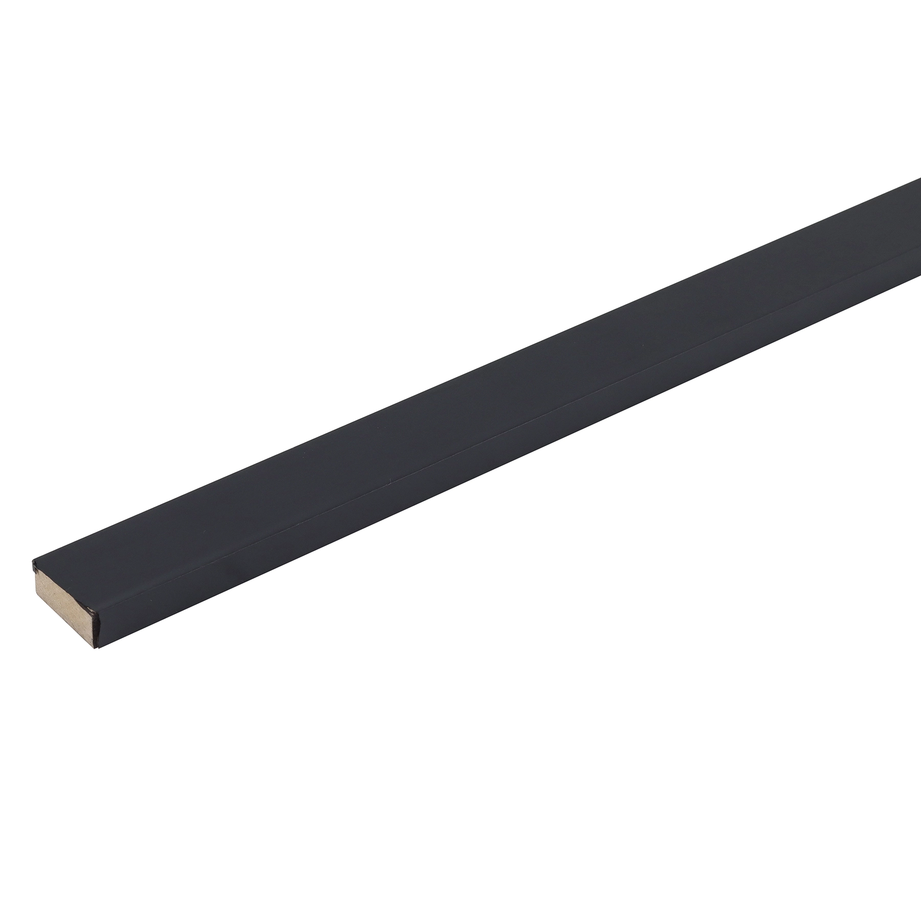 Barra de Acabamento Reta em MDF 3x270cm PReta Premium Moldurama