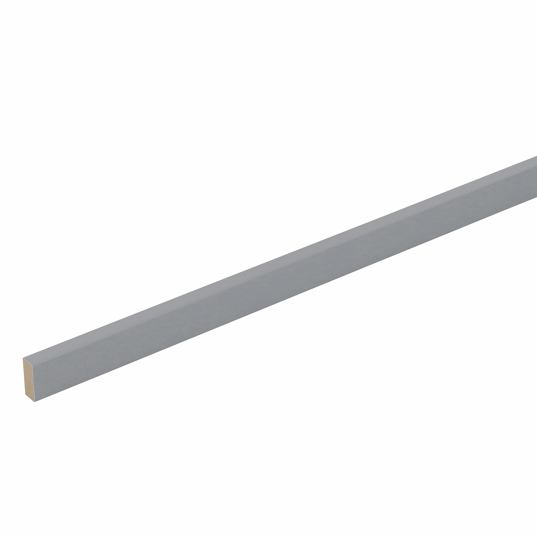 Barra de Acabamento Reta em MDF 3x270cm Nanquim Premium Moldurama