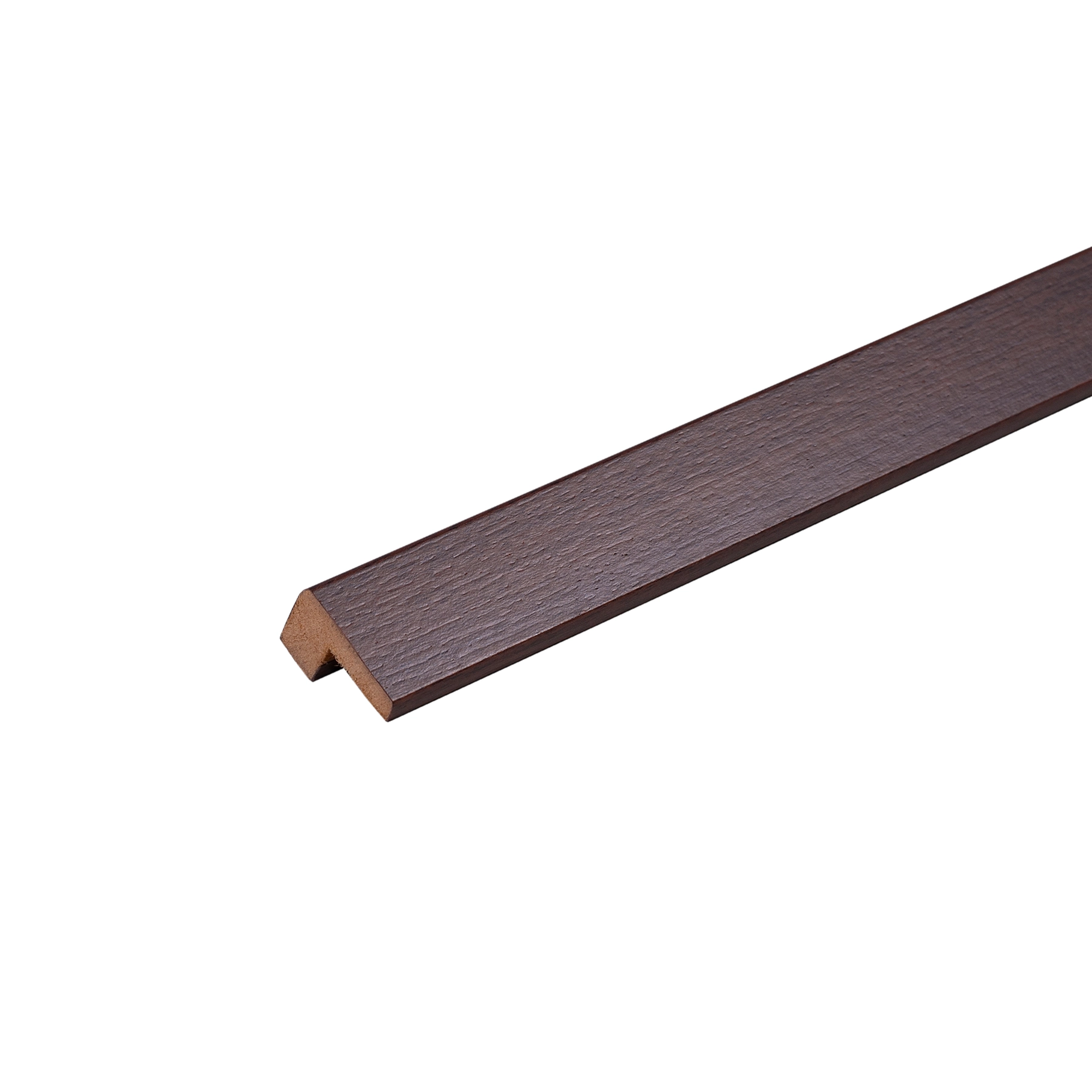Barra de Acabamento L Reto em MDF 2,5x270cm Cumaru Premium Moldurama