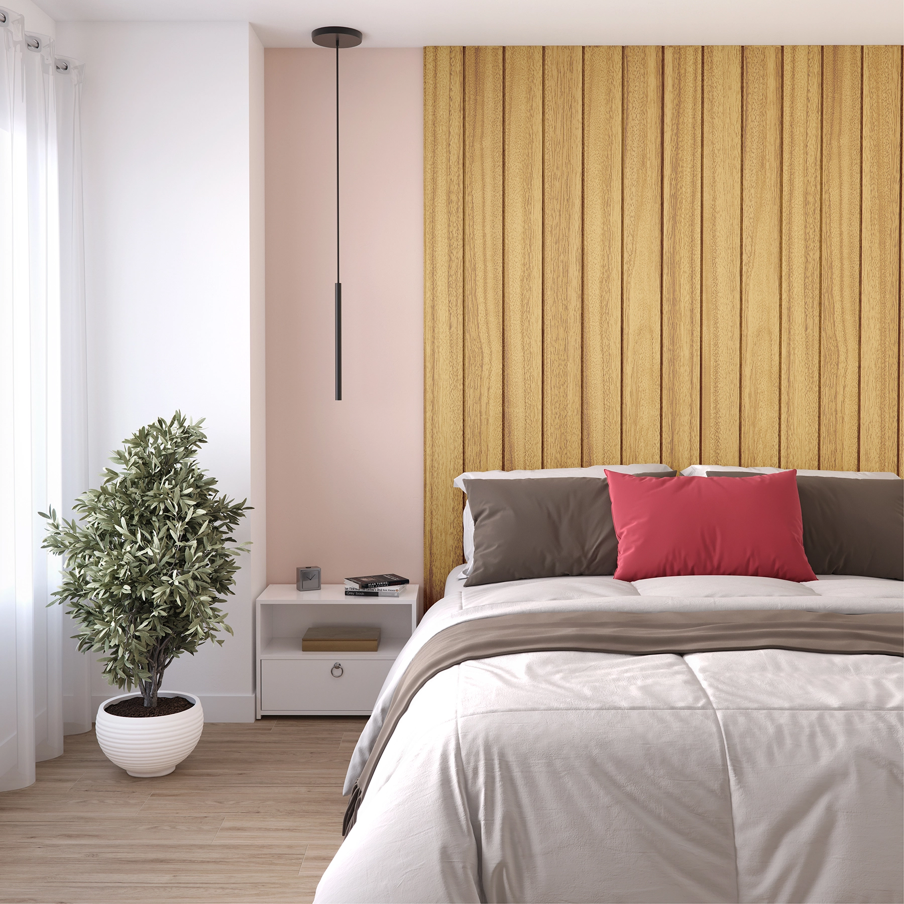 Painel Ripado de Madeira MDF 1,2mm Italy Oak 15x270cm Premium Moldurama
