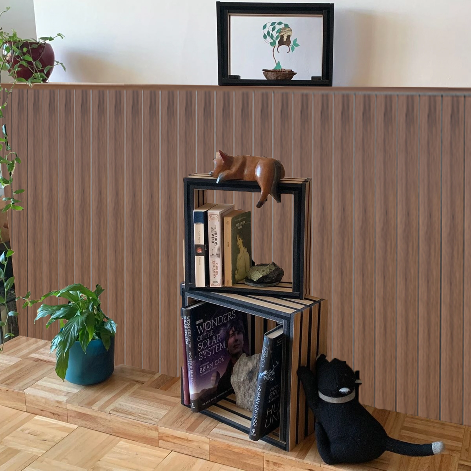 Painel Ripado de Madeira MDF 1,2mm Carvalho York 15x135cm Premium Moldurama