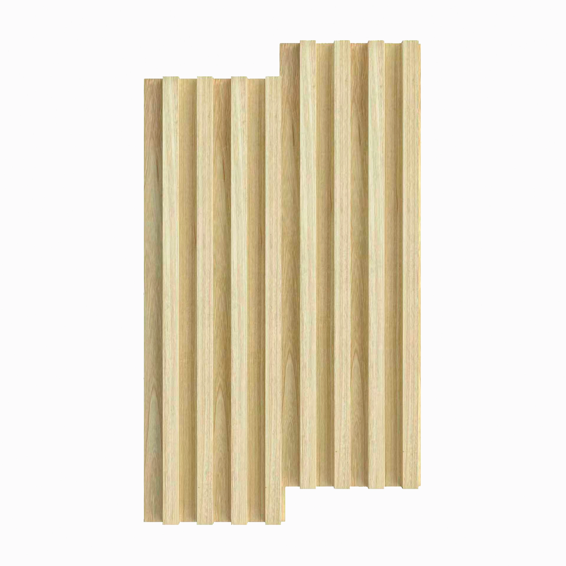 Painel Ripado PVC 2,2mm Marfim 16x260 Moldurama