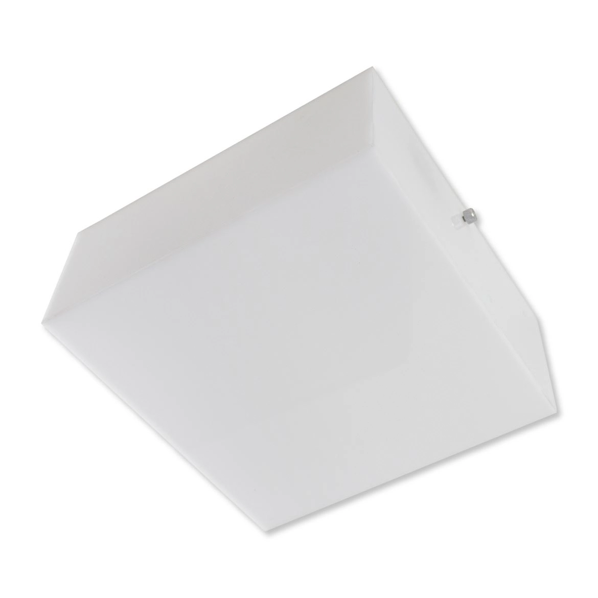 Plafon De Sobrepor Em Acrílico 20x20 + 2 Led A60 Branco Frio St30020