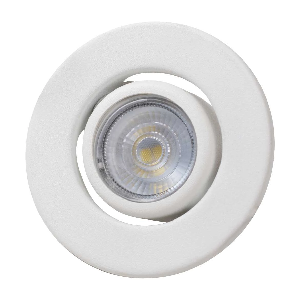 2x Spot Embutir Redondo Minidicroica Bella Dl057 + 2x Led Gu10 Bf St2475