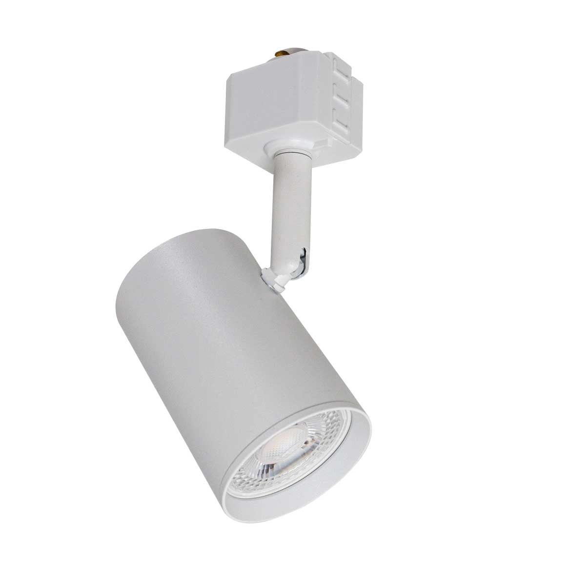 Trilho Eletrificado 1m + 2 Spot Titan Branco + 2 Led Mr16 B Frio St2286