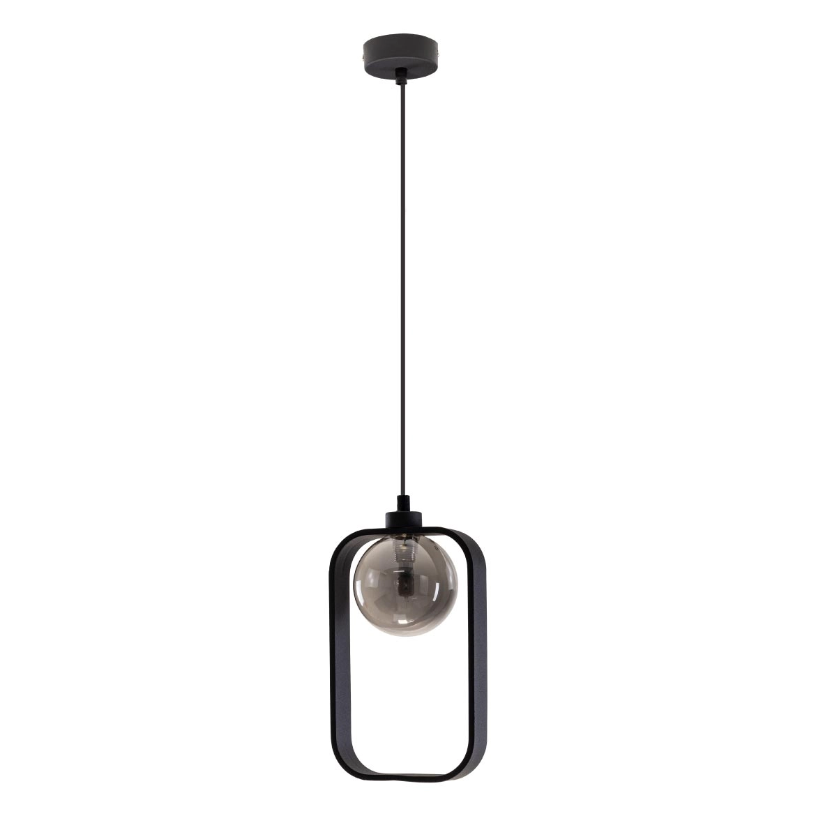 Pendente Aruna Pt Fosco Zr097 Globo Vidro + Led 1x G9 Bq Starlux St2622