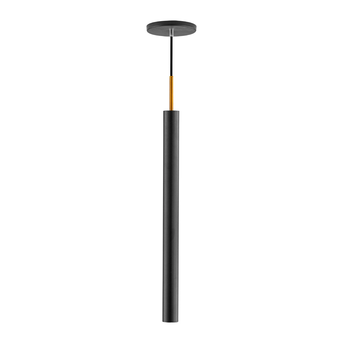 Pendente Tubo Cilindro Marrom Em Alumínio P/ Led Mr11 St642