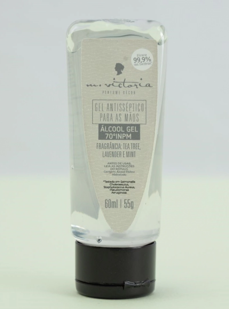 Álcool Gel 70% 60ml Tea Tree Lavender E Mint