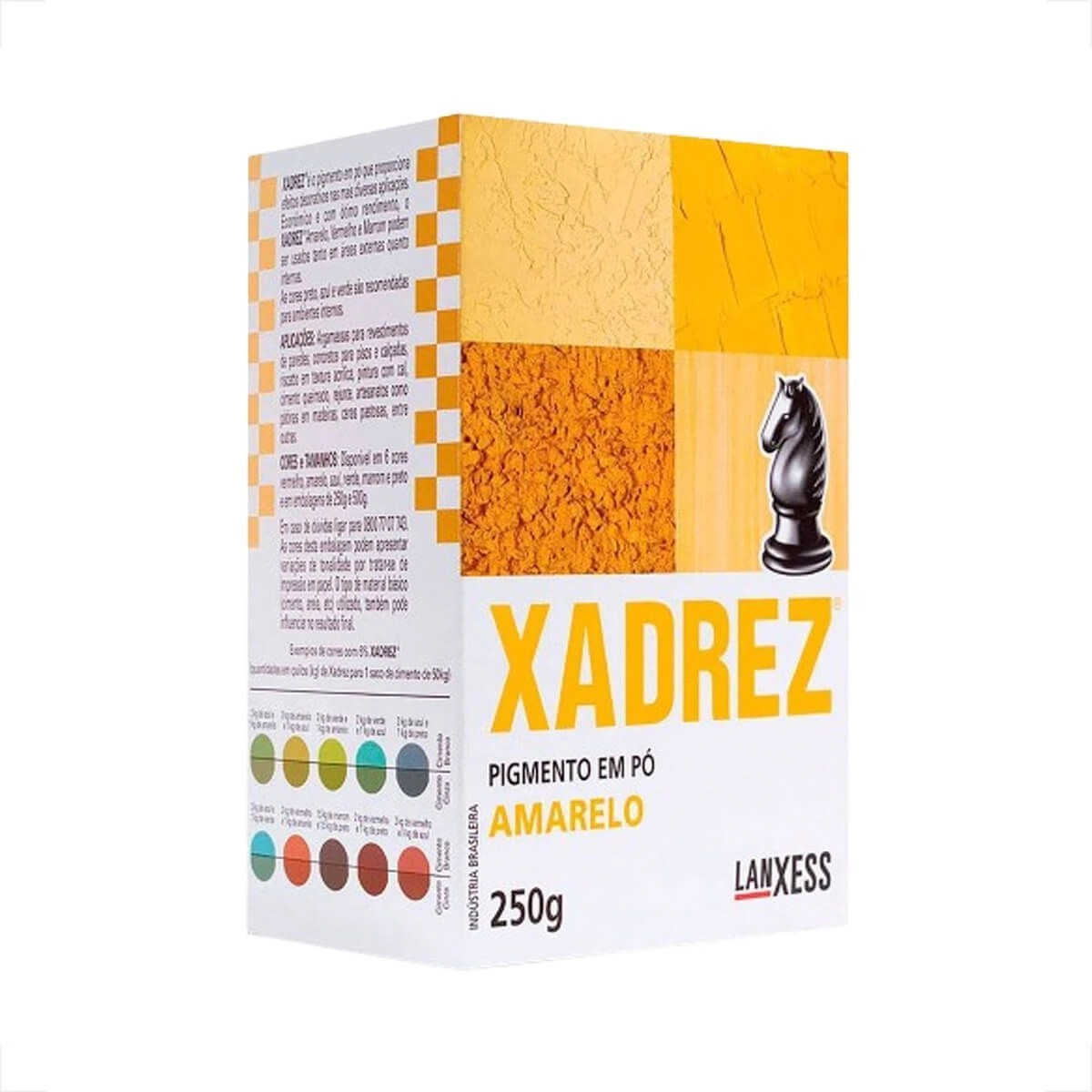Xadrez Amarelo 250 Gramas
