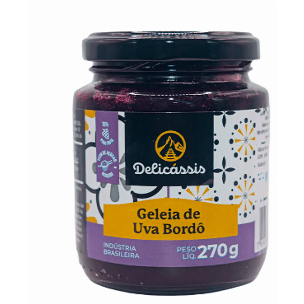Geleia Delicassis 270g Uva Bordo