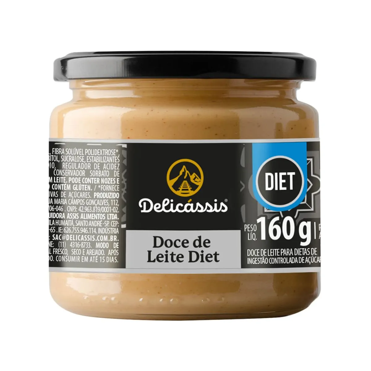 Doce De Leite Delicassis 160g Diet
