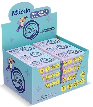 Munila Mini Lenco Umedecido 8un