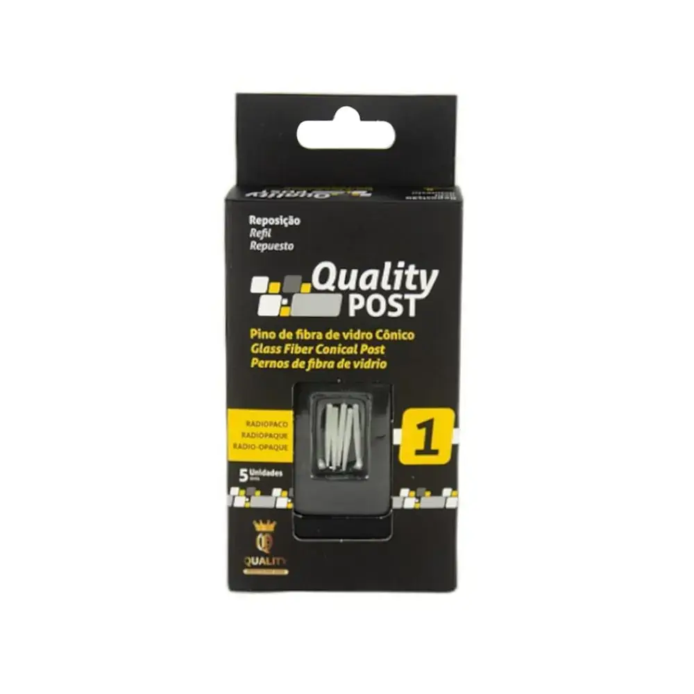 Pino Fibra de Vidro Quality Post 5 Unidades - Quality - Pino Fibra de Vidro Quality Post 1 com 5 uni
