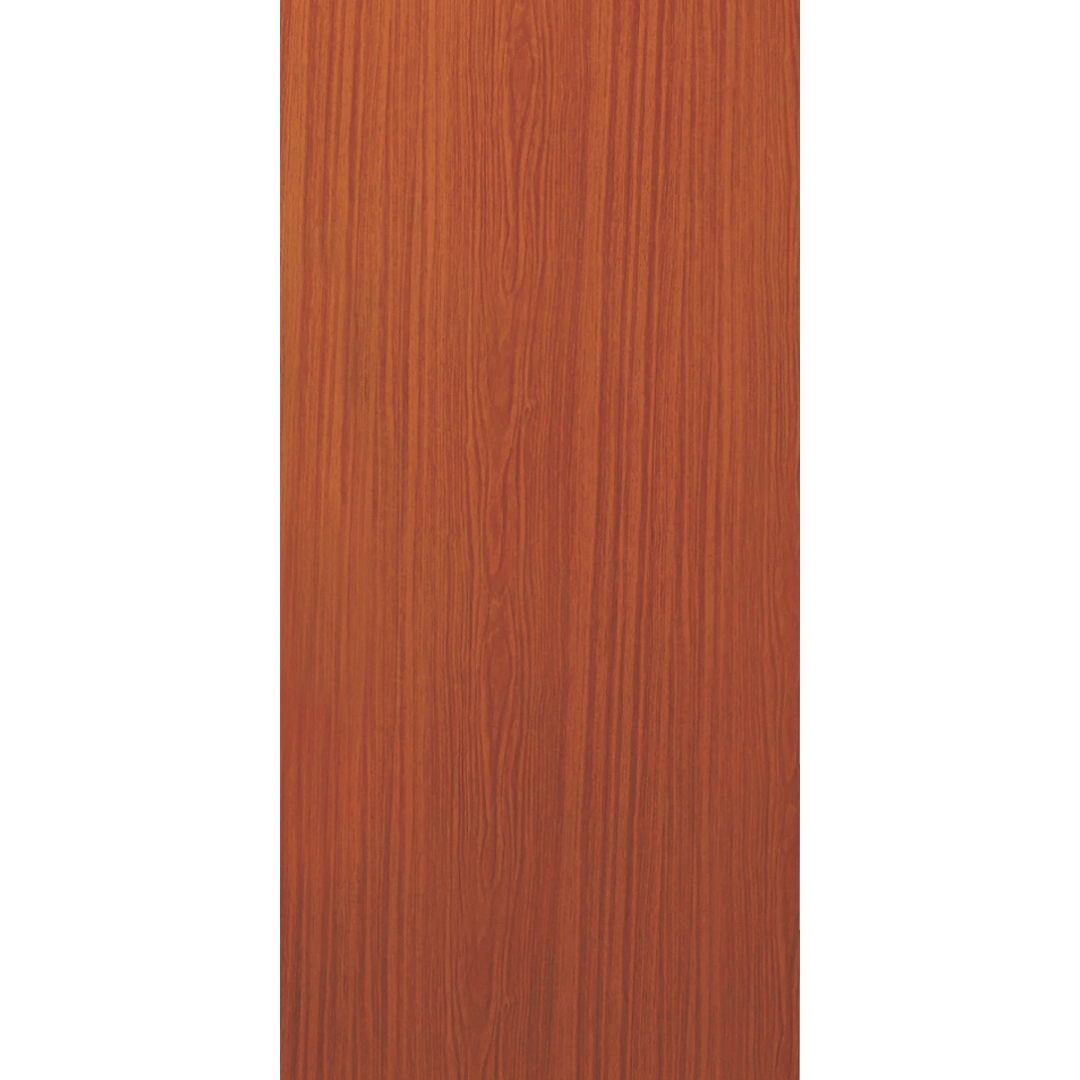 Porta Interna Lisa Pintada Mogno Com Furo Fechadura 2,10 X 0,60