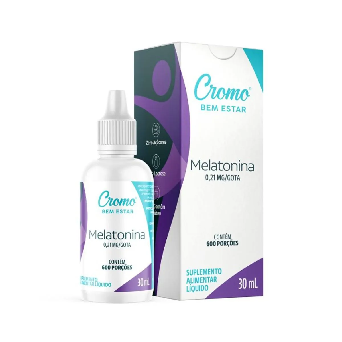 Melatonina Cromo Bem Estar 210Mcg 30ml