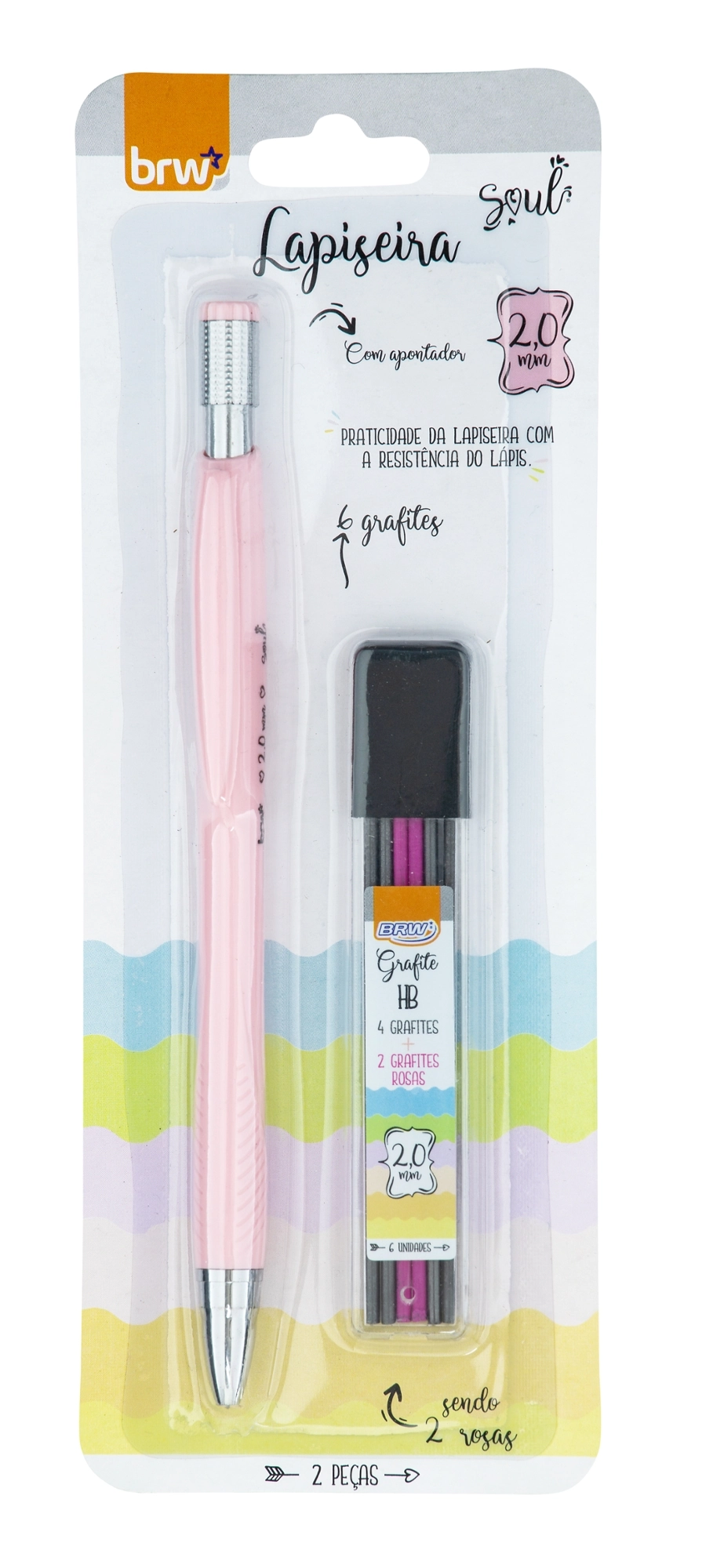 Lapiseira Tecnica Brw 20 Rsmina Refil