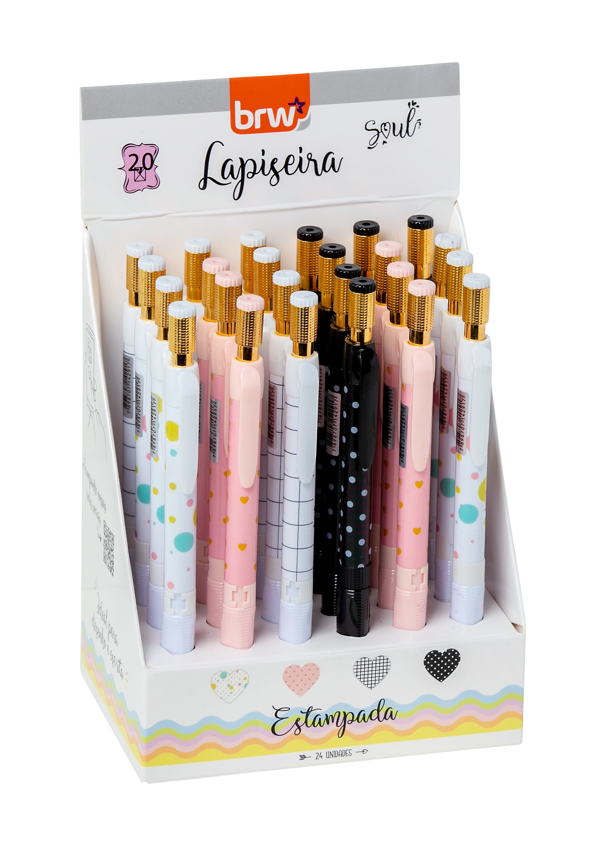 Lapiseira Brw 2.0mm Soul Estampada Lp2100