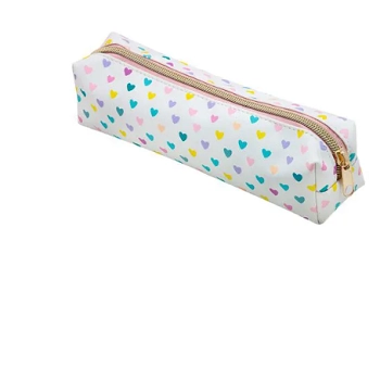 Estojo Fem 01 Ziper Brw S2 Love Branco Et0453