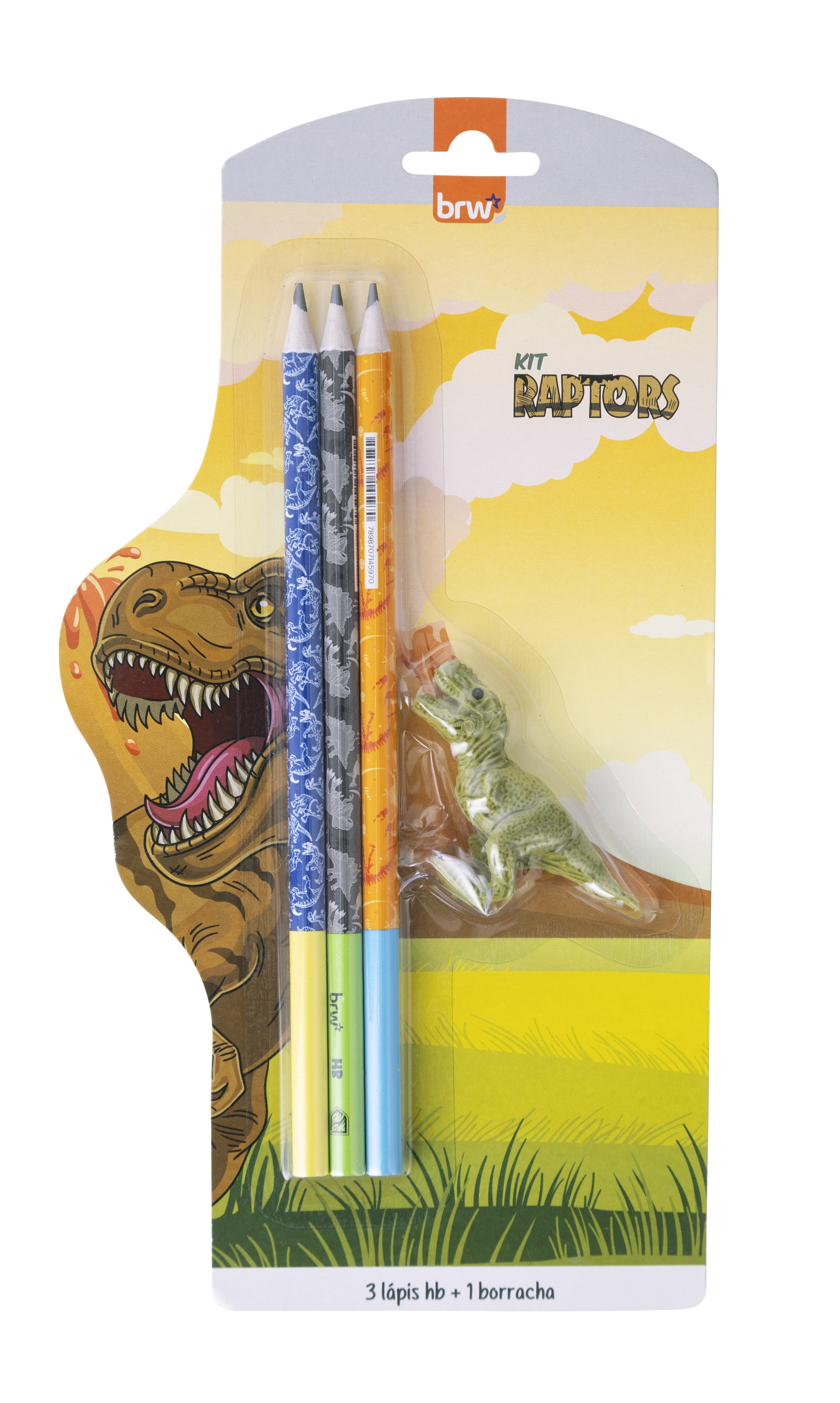 Kit Escolar Raptores Hb C/04 Pecas