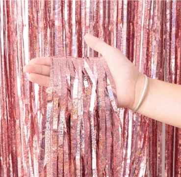 Paf129 Bronze Glitter Cortina Metalizada Glitter 1m 2m Bronze Glitter