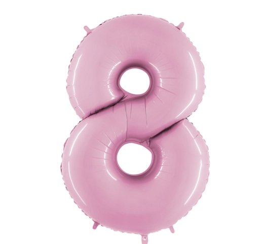 Balao Numero 8 32 Rosa Fosco