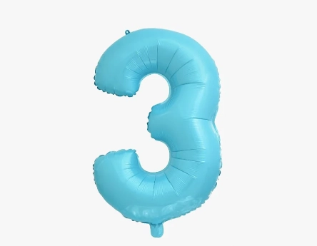 Balao Azul Fosco 32 Un Partiu N3