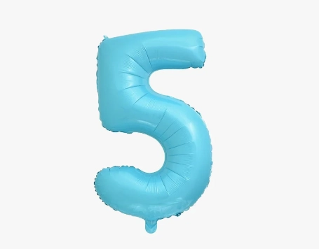 Balao Azul Fosco 32 Un Partiu N5