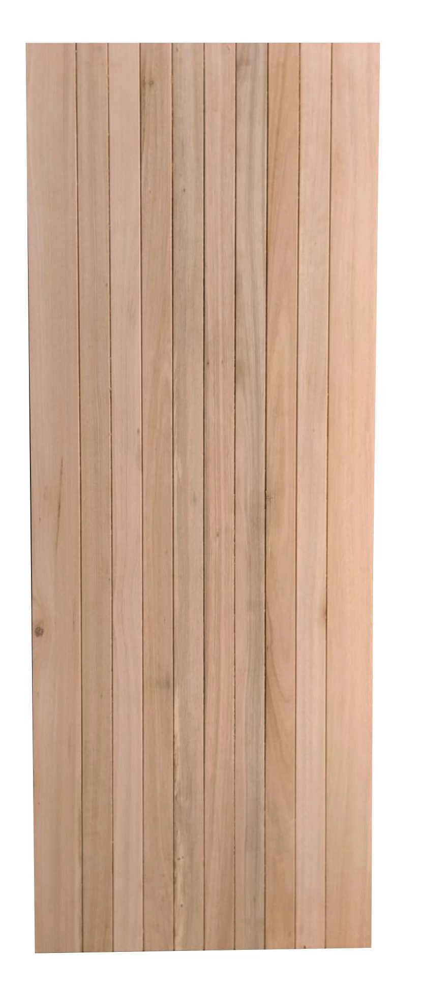 Porta Externa 210x80 Cm Maciça Mexicana / Lambri Eucalipto Neonx