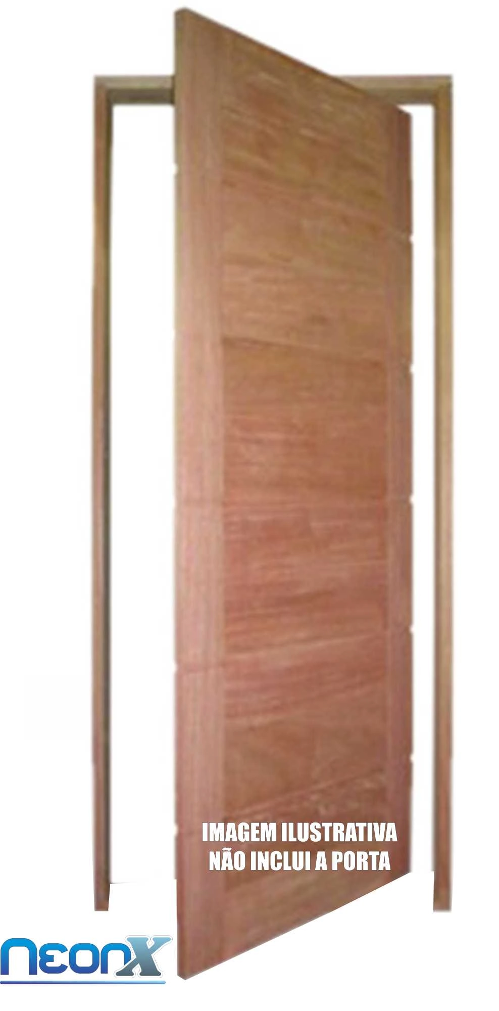 Batente Caxilho Forra Marco Para Porta Pivotante Sem Rebaixo 210x20x3 Cm Eucalipto Neonx