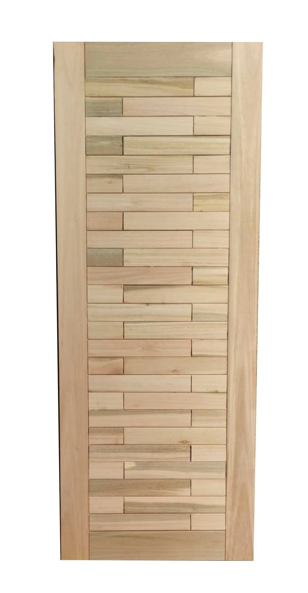 Porta Externa 210x82 Cm Maciça Modelo Nobre Mosaico Eucalipto Neonx