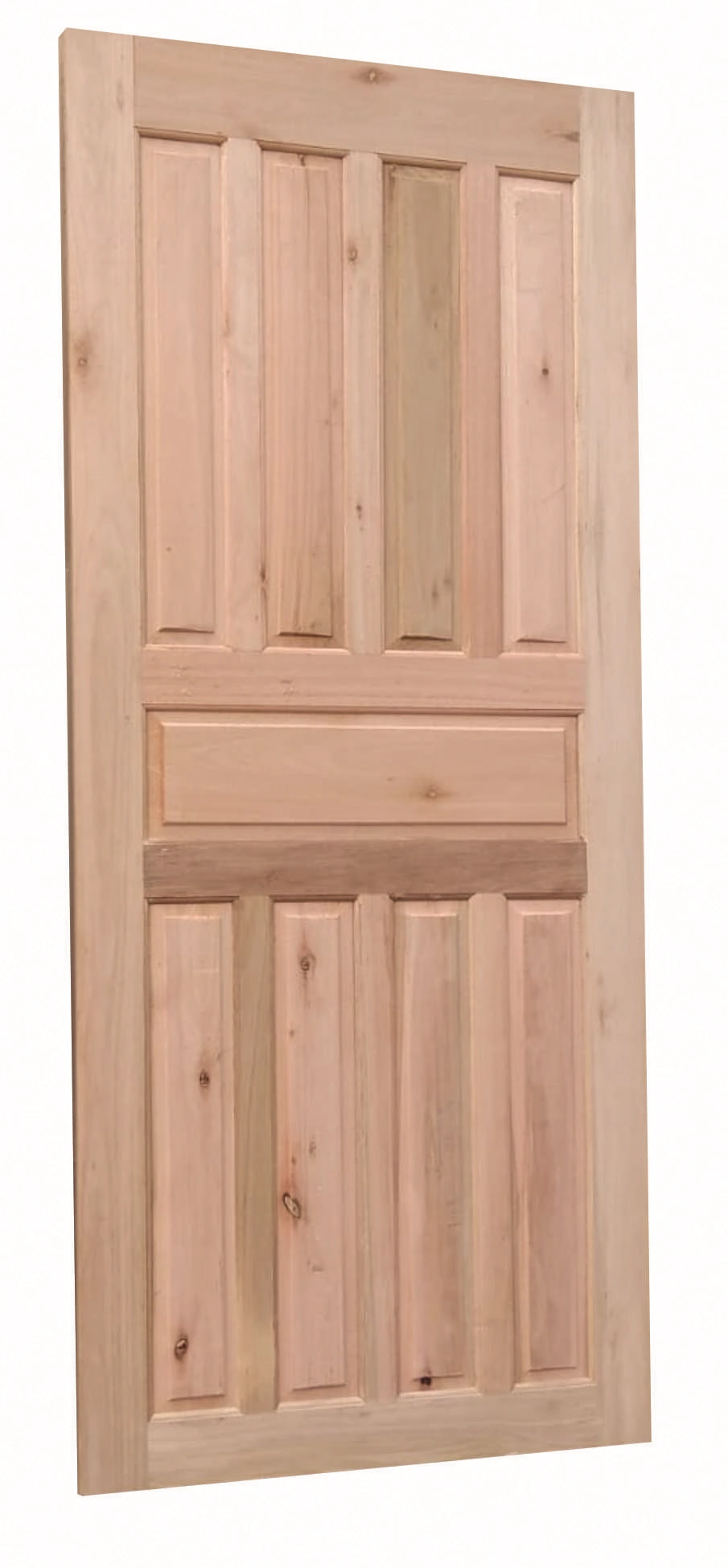 Porta Americana Externa 210x82 Cm Maciça Modelo 9 Almofadas Eucalipto Neonx
