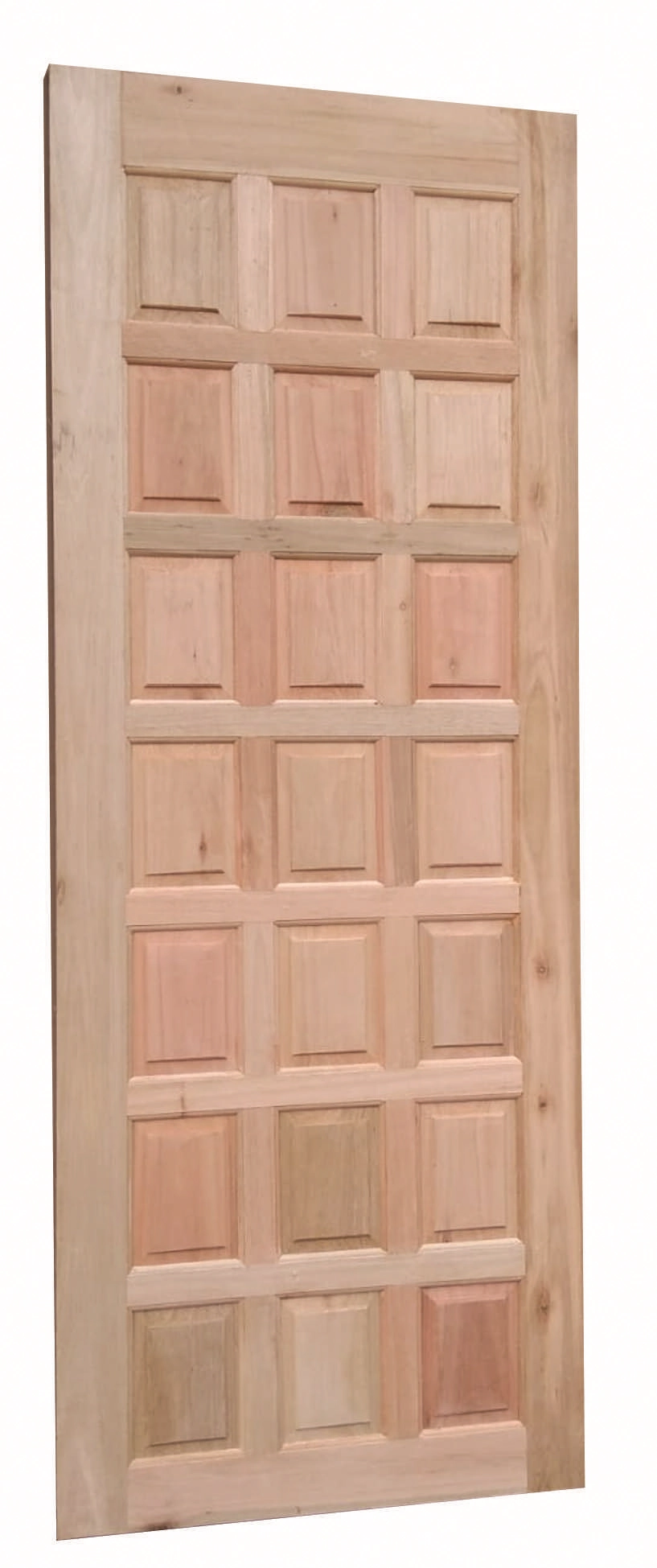 Porta Americana Externa 210x82 Cm Maciça Modelo 21 Almofadas Eucalipto Neonx
