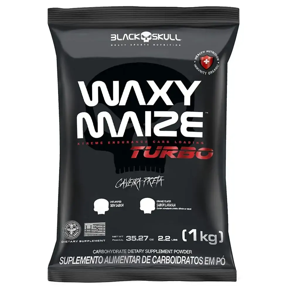 WAXY MAIZE TURBO REFIL - 1KG - REFIL WAXY MAIZE TURBO SEM SABOR 1KG