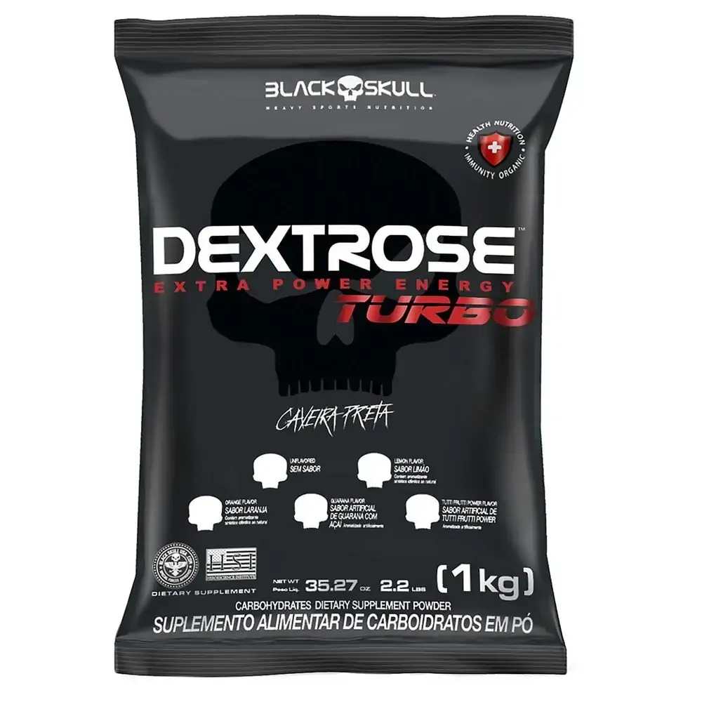 DEXTROSE TURBO REFIL - 1KG - REFIL DEXTROSE TURBO LIMÃO 1KG