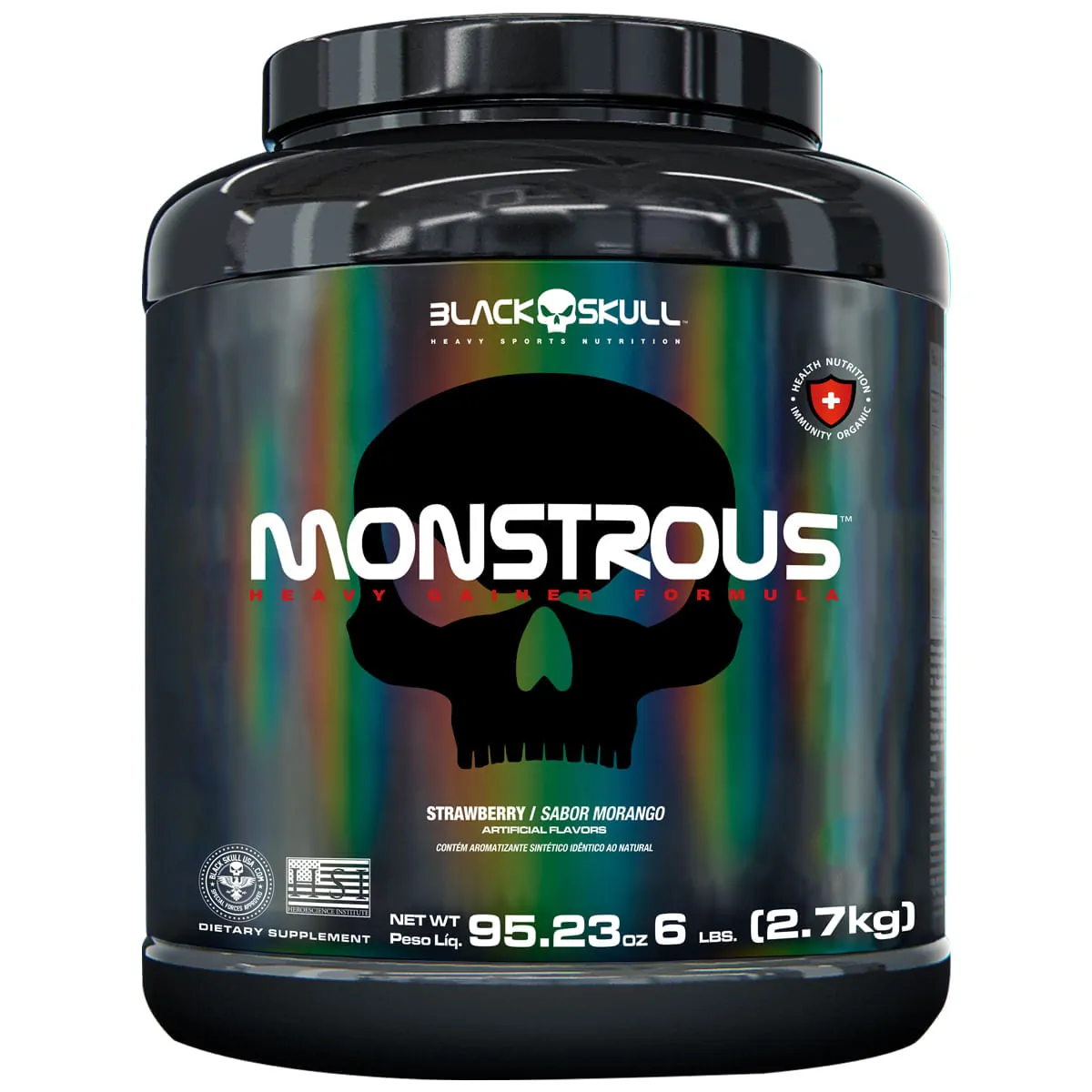 HIPERCALÓRICO MONSTROUS - 6LB - 2,7KG - MONSTROUS VANILLA - 6 LBS/2,7 KG
