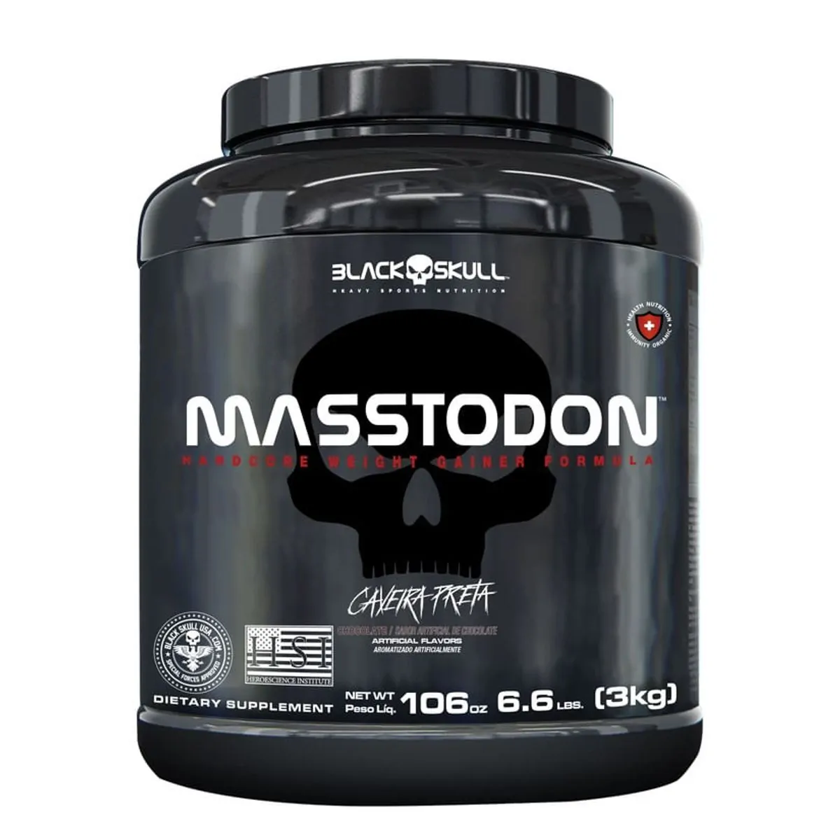 HIPERCALÓRICO MASSTODON - 3KG - MASSTODON CHOCOLATE 3KG