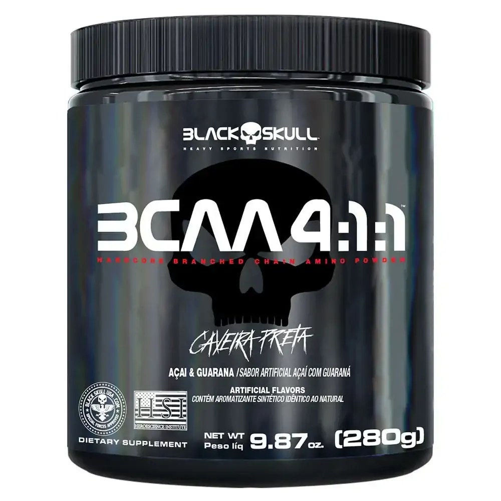 BCAA 4:1:1 - AMINOÁCIDOS - 280G - BCAA 4:1:1 GUARANÁ C/ AÇAÍ 280G