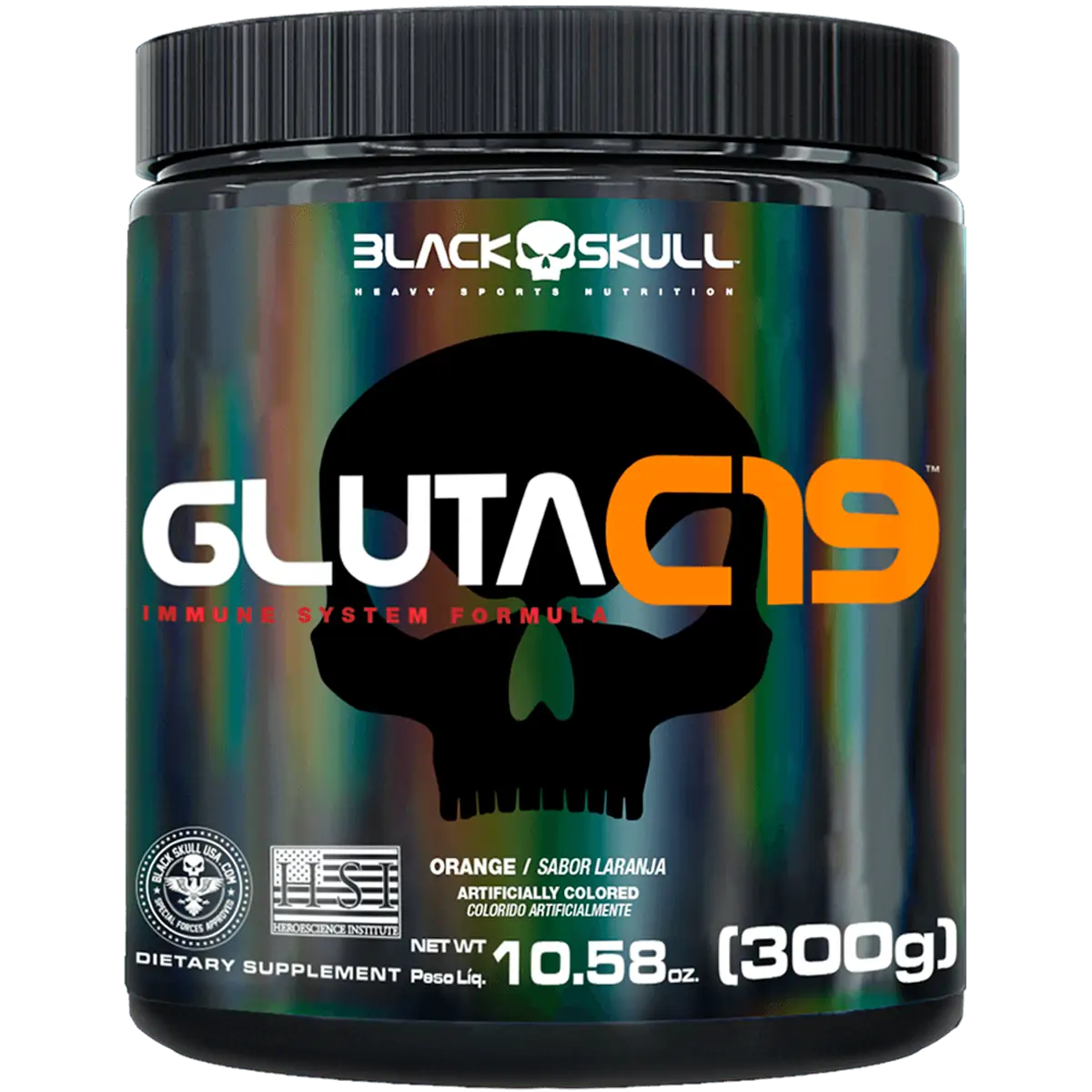 GLUTA C19 - GLUTAMINA COM VITAMINAS E MINERAIS - 300G - GLUTA C19 300G