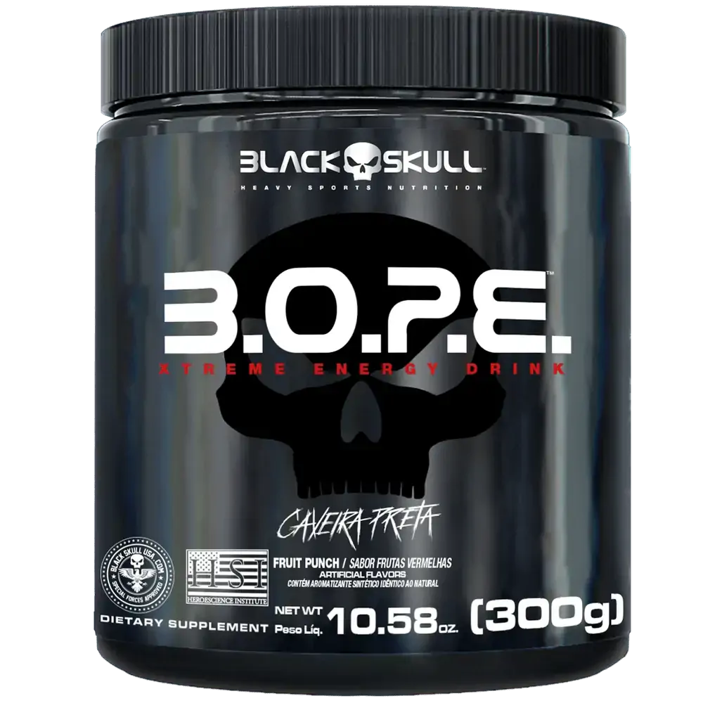 Pré Treino B.O.P.E Extreme Energy 300g - Black Skull