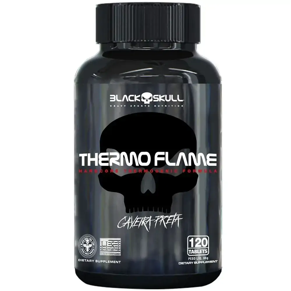 TERMOGÊNICO THERMO FLAME - 120 TABLETES - THERMO FLAME 120 TABLETES