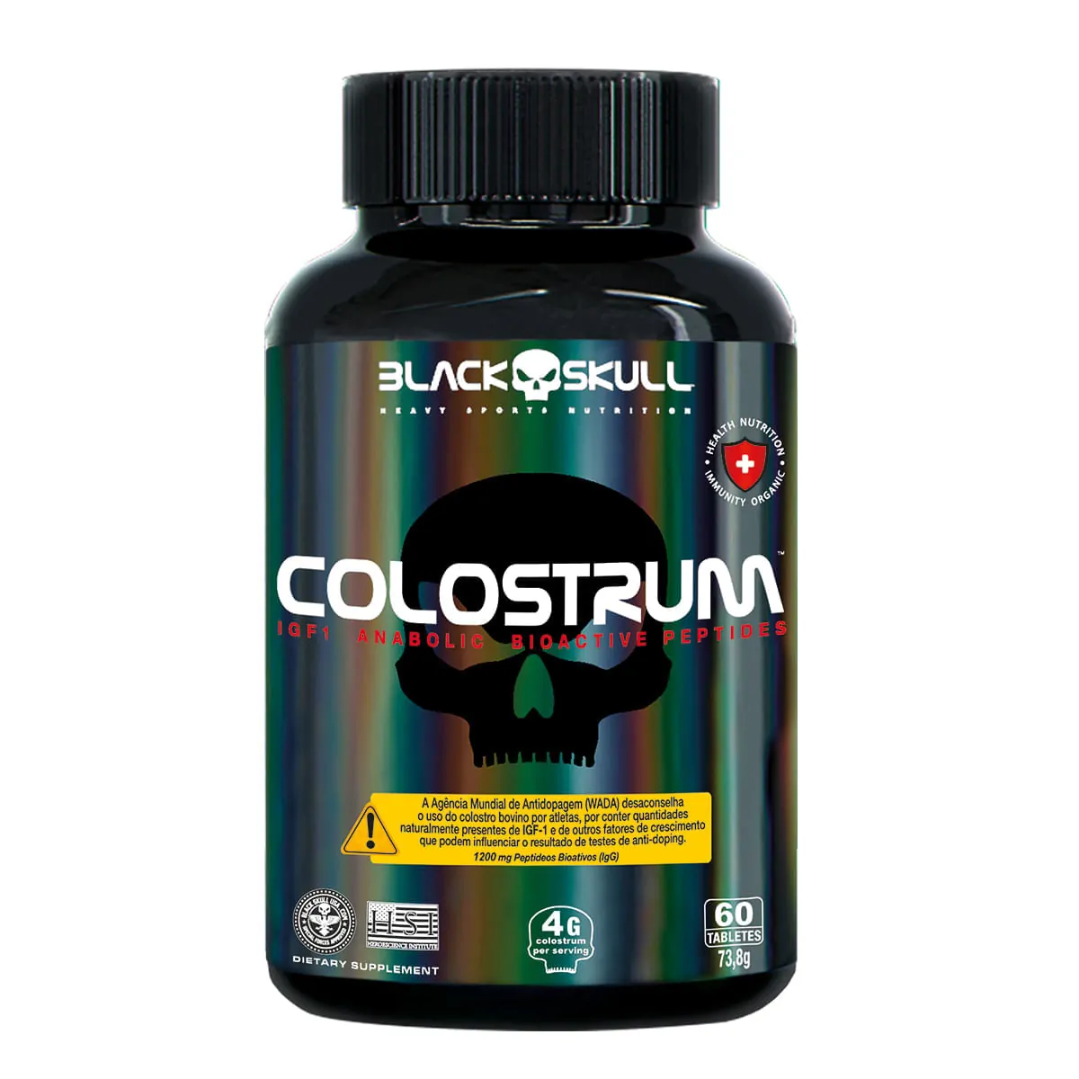 COLOSTRUM (COLOSTRO) BLACK SKULL - 60 TAB - COLOSTRUM 60 TABLETES (73,6G)
