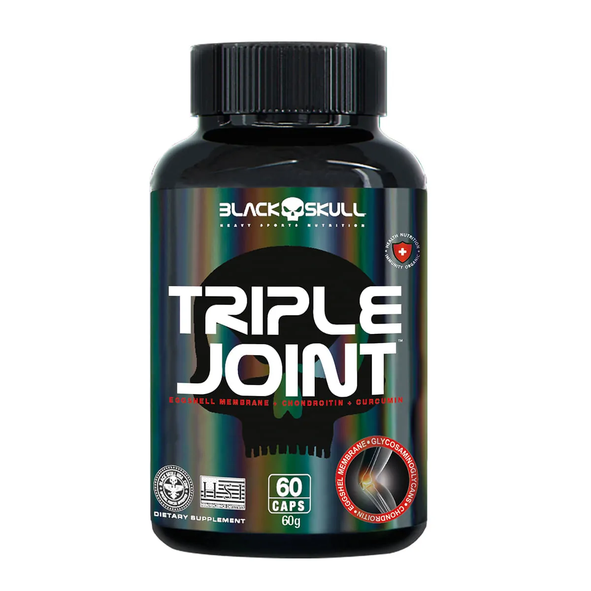 TRIPLE JOINT BLACK SKULL - 60 CAPS - TRIPLE JOINT 60 CAPSULAS