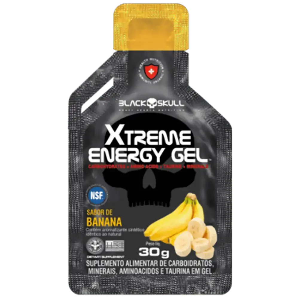 XTREME ENERGY GEL DISPLAY C/ 10 - BANANA