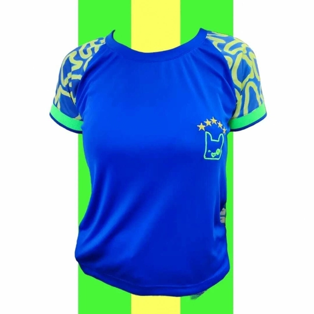 T Shirt May Brasil Azul Tamanho P May Dog