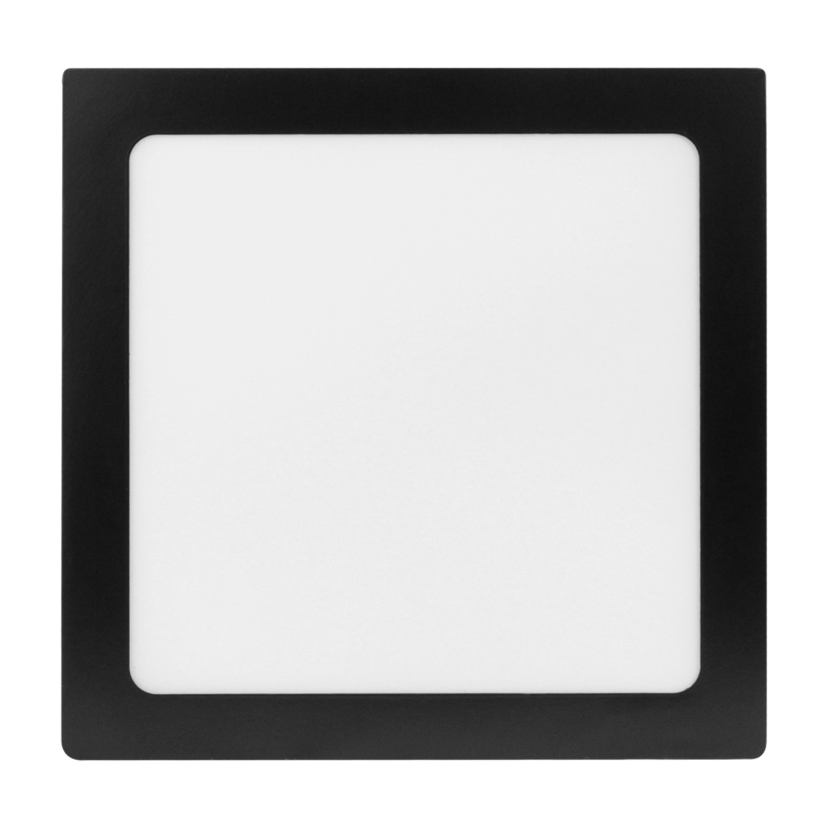 Painel Led Foxlux Quadrado Embutir 18w 4000k Preto