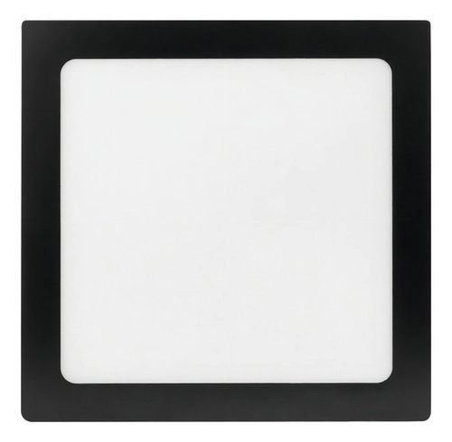 Painel Led Foxlux Quadrado Embutir 18w 6500k Preto