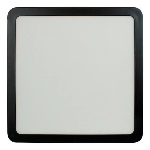 Painel Led Foxlux Quadrado Sobrepor 18w 6500k Preto