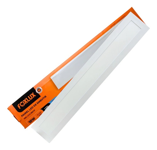 Painel Led Foxlux 18w Embutir 60x10cm 6500k Branco