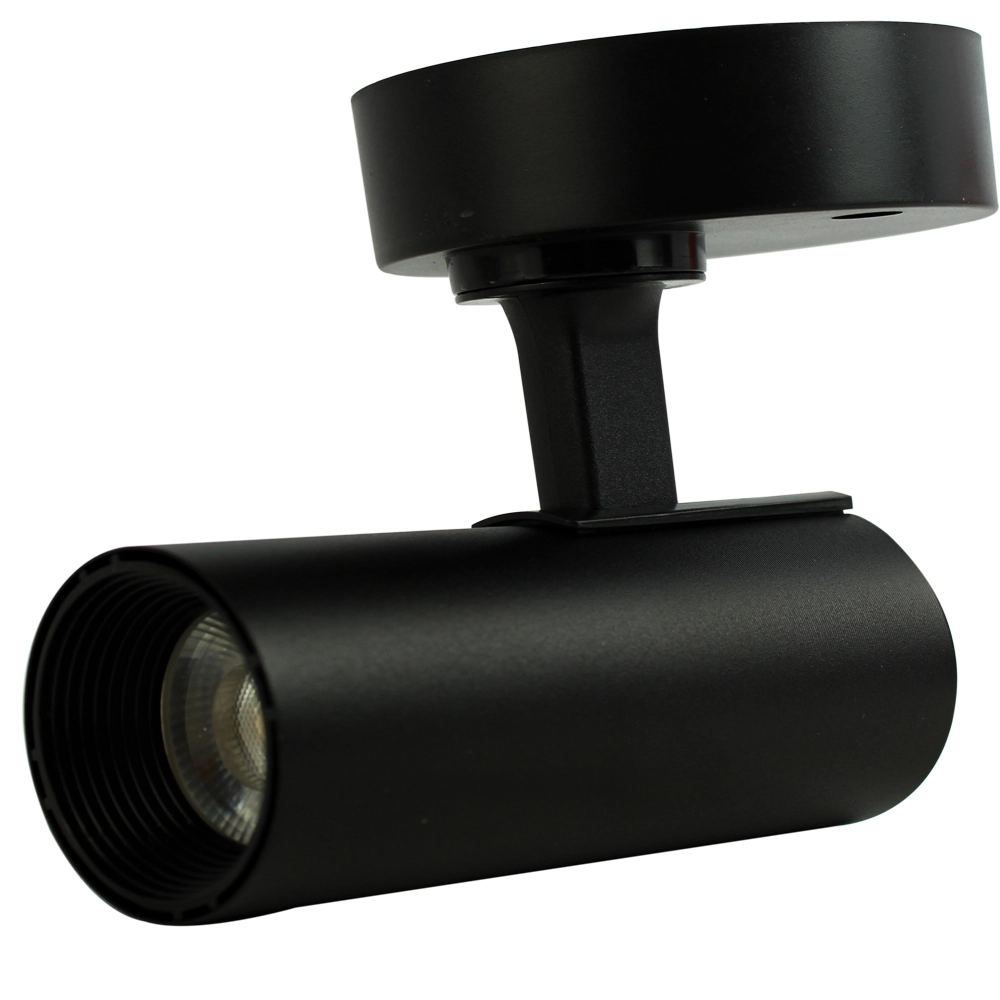 Spot Led Direcionável Foxlux Sobrepor 12w 3000k Bivolt Preto